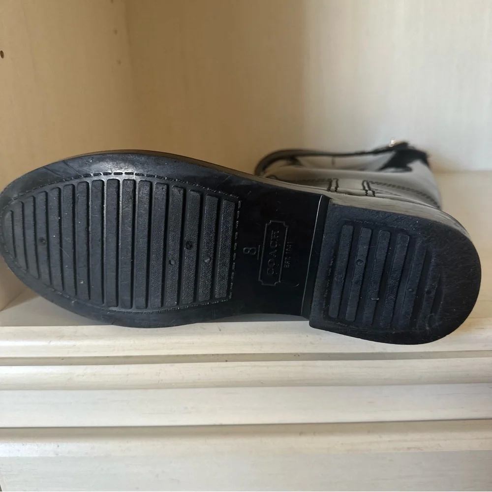 Coach Black Tall Boots